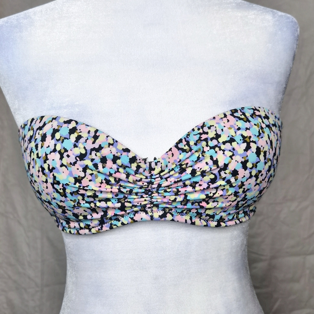 Victoria's Secret swim pastel strapless bikini top